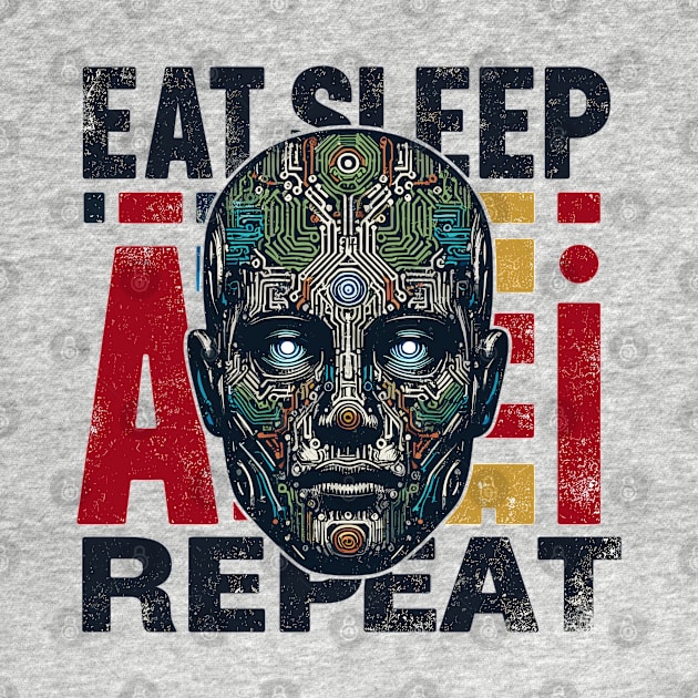 Eat Sleep Ai Repeat by Vehicles-Art